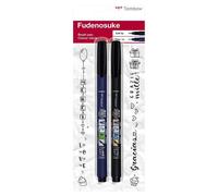 Tombow Fudenosuke Brush-Pens noir, 1 set