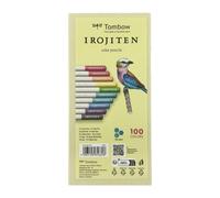 Tombow IROJITEN artist's coloured pencil set of 10, pastel colours l, wax-based
