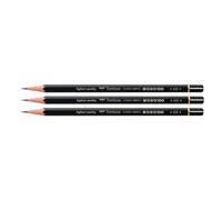 Tombow Lot De 3 Crayons Graphite Haute Qualité Mono 100 6h