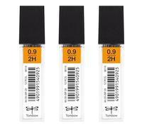 TOMBOW Lot de 3 Etuis de 12 Mines pour porte-mine pointe calibrée 0,9 mm dureté 2H