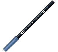Tombow Lot de 6 feutres Dual Brush 528 Bleu marine