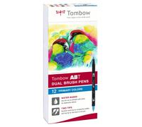 Tombow Set de 12 feutres ABT Dual Primaires Multicolore G