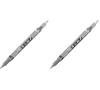 Tombow Marqueur double pointe noir/gris WS-TBS Fudenosuke (Lot de 2)