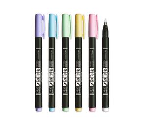 Tombow Marqueur Fudenosuke soft pastel ass (6)