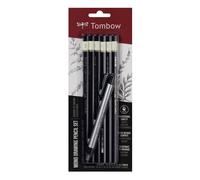 Tombow MONO-6PC-SET Lot de 6 Kit de dessin Multicolore
