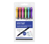 Tombow MONO Edge Highlighters - Set of 6,180 x 10 x 2 cm