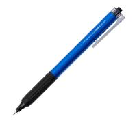 Tombow - MONO Graph Lite Stylo à bille avec pointe rétractable - Stylo à bille avec encre huile douce de couleur noire et corps bleu - Stylo avec pointe de précision 0,52 mm