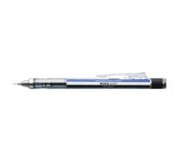 Tombow MONO Graph porte-mine 0,5 mm Shake - pointe métal, gomme intégrée (bleu/blanc/noir)
