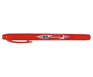 Tombow OS-TME25 Marqueur permanent MONO twin, couleur rouge