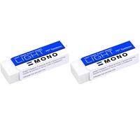 Tombow PE-LTS Gomme Mono Light, PVC sans phtalates/sans latex 13 g (Lot de 2)