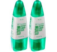 Tombow Pegamento Líquido Permanente Mono Reposicionable Con Dos Puntas-25 ML Colle Multi, Multicolore, Talla unica (Lot de 2)