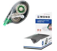 Tombow Correcteur à sec roller CT-YT4 Boîtier transparent 4 mm x 10 m Lot de 10