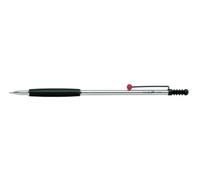 Tombow 707 delux stylo corps noir chromé agrafe à bout rouge sh-zsds Noir G