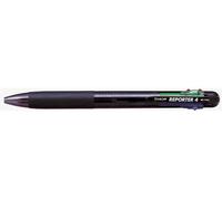 TOMBOW Stylo à bille 4 couleurs Reporter4, noir-transparent Noir G