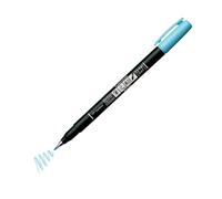 Tombow Stylo pinceau Fudenosuke pastel pour papier noir, bleu clair