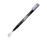 Tombow Stylo pinceau Fudenosuke pastel pour papier noir, lavande