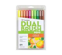 Tombow Stylos à double pinceau agrume