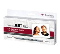 Tombow Tombow Marker Abt Pro, 12er Set Portrait Colors