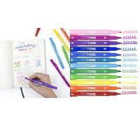 Tombow Feutre Dessin Double Pointe 0,8 Et 0,3 Mm Twintone Rose Fuchsia
