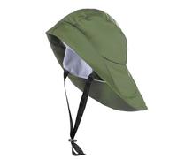 tomBrook Chapeau de pluie Südwester, unisexe, imperméable, avec mentonnière réglable et doublure intérieure, olive, M