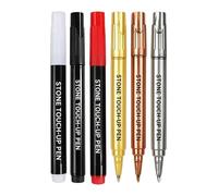 Tombstone Marker Pen, Stone Restoration Paint Set, Waterproof Grave Lettering Tool, Permanent Outdoor Ink Pen, for Cemetery Church Grave Backyard Granite Marble Limestone Memorial Maintenance Use