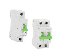 TOMC7-63 courbe B 1P 2P 1A 6A 10A 16A 20A 25A 32A 40A 50A 63A disjoncteur Miniature 6KA 110V/220V/400V 50/60HZ Type B MCB 1 pièces(2,B10)