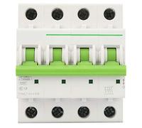 TOMC7-63 Disjoncteurs électriques miniatures de type C 4P Disjoncteur 4 pôles Disjoncteur miniature Protection contre les fuites Commutateur d'air Mini disjoncteur 4P commutateur d'air (Size : 16A)