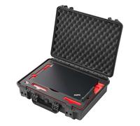 TomCase Mallette de Transport étanche avec Insert Fonctionnel pour Apple MacBook Air 15" (M1+M2+M3), Chargeur et Nombreux Accessoires | Hardshell Case | IP67 | Étui extérieur (MacBook 15")