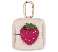 Tomcrazy Mini Pochette à Breloques pour Apple Airpods 4, étui pour écouteurs Sony LinkBuds S Galaxy Buds avec Carte d'accès, Porte-clés, clés SD et Porte-Monnaie (07)