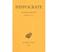 Tome IV, 3e partie : Épidémies V et VII - Hippocrate - Belles Lettres - broché - Livre