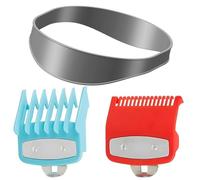 Tomedeks 1 guide de coupe de cheveux réglable et 2 peignes de limitation de tondeuse, guide de décoloration et protections de tondeuse pour Wahl, outil de décoloration des cheveux et protections de