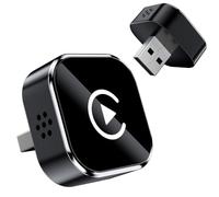 Tomedeks 1 Pièce Adaptateur CarPlay sans Fil,Transformation Câblé Vers Sans Fil,Compatible Android Auto-Design Mini, Connexion Rapide et Stable,Pièces Automobiles