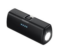 Tomedeks 1 Pièce Batterie Externe 5000 mAh, Connecteur USB-C Pliable intégré, Compatible avec iPhone 17 Pro Max/16/15, Samsung S22/23, Note20/10, Huawei, iPad Pro/Air et Plus Encore