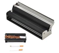 Tomedeks 1 Pièces 110Mm Rouleuse À Cigarette,Rouleau À Tabac, Machine À Rouler Les Cigarettes Manuelle Rouleau À Cigarettes,Injecteur De Tabac Portable En Métal Accessoires De Cigarettes Hommes Cadeau