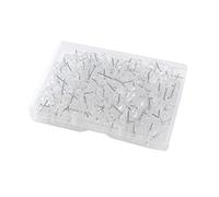 Tomedeks 100 pieces punaise,punaise murale,punaises,punaises tableau liège,punaise transparente,Petit et pratique, parfait pour organiser des affiches, des photos ou des notes