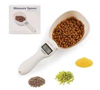 Tomedeks Cuillère Numérique, Cuillère à Mesurer Électronique avec Écran LCD, Cuillère de Cuisine pour Aliments de Chiens Chats, Cuillere Doseuse Électronique g, ml, Once,Tasse