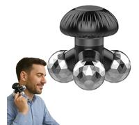 Tomedeks Mini masseur portatif Vibreur,Vibra Pro,Lumière LED, idéal pour la main, la tête, le cou, le dos, les bras, le visage, le soulagement de la douleur