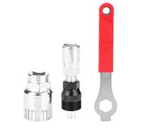 Tomedny Bike Crank Extractor, Steel Bicycle Crank Puller for Bike, Portable Bottom Bracket Remover for Easy Mountain Bicycle Maintenance and Repair