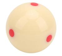 Tomedny Boule de Queue de Billard à Points Rouges, Boule de Queue de Billard avec Points 52,5 mm en résine, entraînement à la Pratique du Snooker, réglementation des artefacts pour Tournoi