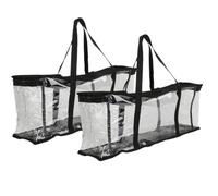 Tomedny Case de Stockage de DVD, 2 Packs Transparent Music Disc Case de Grande capacité CD Sac CD Portable Book Storage pour Les Jeux vidéo Collection DVD