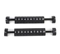 Tomedny Compteur de Football de Table 2 pièces, Tableau de Bord numérique avec Ticker de Score Sportif, Compteur de Score à 10 Chiffres pour Tables de Football Standard (Noire)