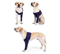 Tomedny Dog Elbow Brace, Dog Front Leg Brace Front Leg Sleeves Breathable Material Adjustable Elastic Band for Postoperative Recovery (M)