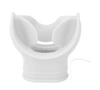 Tomedny Embout de Tuba, détendeur de plongée sous-Marine, Embout de Tuba en Silicone avec Attache, Accessoires de plongée universels et Confortables pour Remplacement (Blanc)