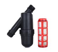 Tomedny Filtre d'irrigation Goutte à Goutte, Filtre en Y de 3/4 Pouces avec Tamis à Mailles, Filtre en Ligne en Acier Inoxydable pour Serre de Jardin, Goutte à Goutte agricole