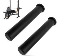 Tomedny Golotte d'adaptateur 2PCS, PP Black Adapter Sleeve 25 mm à 50 mm Barres de Poids Posts de Plaque de Poids pour Accessoires d'équipement de Fitness (303)