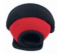 Tomedny Housse de Moulinet de pêche Baitcaster Housse de Moulinet de Spinning Respirant Housse Souple Sac de Protection pour Les Roues de pêche (Rouge)