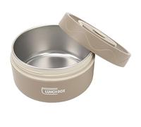 Tomedny Récipient pour aliments chauds, récipient rond de 420 ml, boîte à déjeuner isotherme en acier inoxydable, marmite isotherme portable pour le bureau, les voyages en plein air (UN) (B)