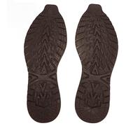 Tomedny Semelle complète, semelles en caoutchouc pour le bas des chaussures, remplacement de la semelle de chaussure en caoutchouc, élasticité découpable, semelle de réparation pour (Brun)