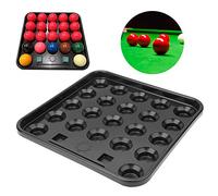 Tomedny Support de Boule de Billard, Plateau de Boule de Billard avec 22 emplacements individuels, Accessoires de Table de Billard, Fournitures de Billard Standard pour Le Stockage
