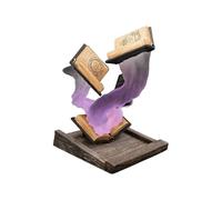 Tomes of Magic, tour de cube, ornements magiques Big Book Dice Tower pour donjons et dragons, cadeau de lecteur RPG et DND (bleu)